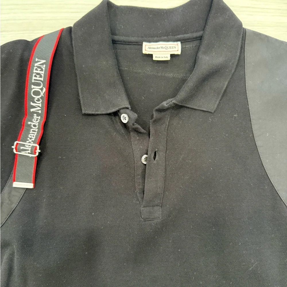Alexander McQueen Black Polo Shirt - Picture 2 of 6